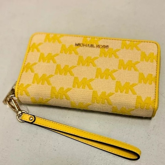 Michael Kors Wallet Golden Yellow NWT - Picture 7 of 8